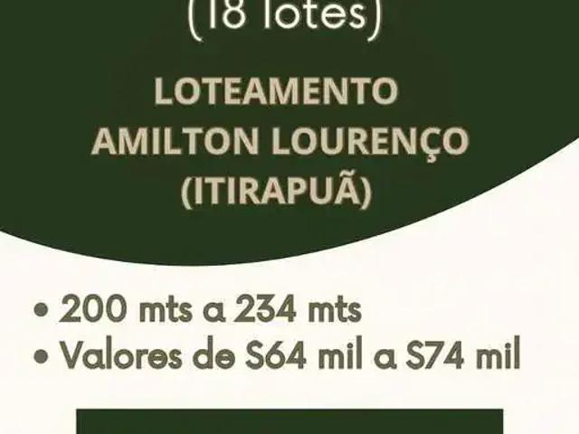 Terreno / Lote para Venda em Itirapuã/SP Amilton Lourenço