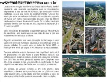 Terreno / Lote para Venda em Jundiaí/SP Jardim Novo Mundo