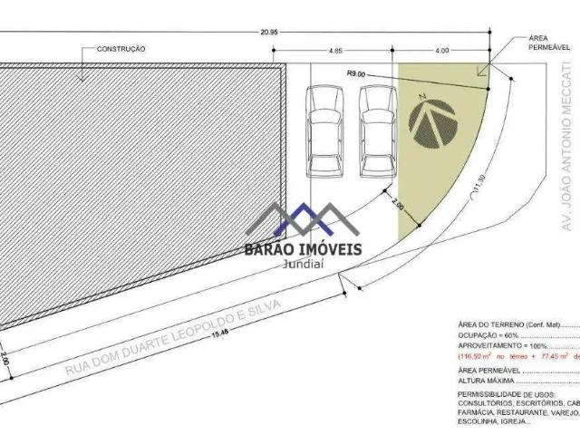 Terreno / Lote para Venda em Jundiaí/SP Parque Brasília