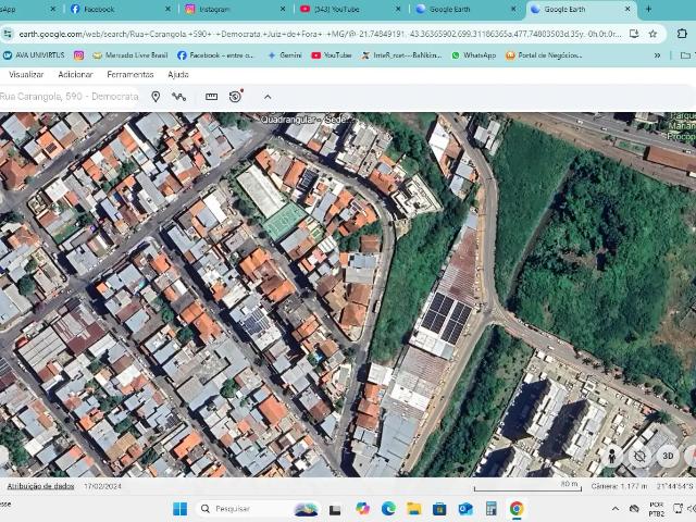 Terreno / Lote para Venda em Juiz de Fora/MG Democrata