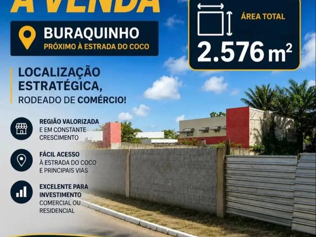 Terreno / Lote para Venda em Lauro de Freitas/BA Buraquinho