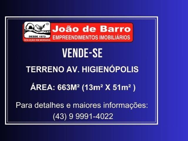 Terreno / Lote para Venda em Londrina/PR Guanabara