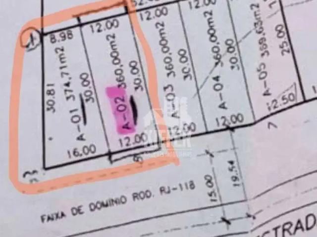 Terreno / Lote para Venda em Maricá/RJ Ponta Negra