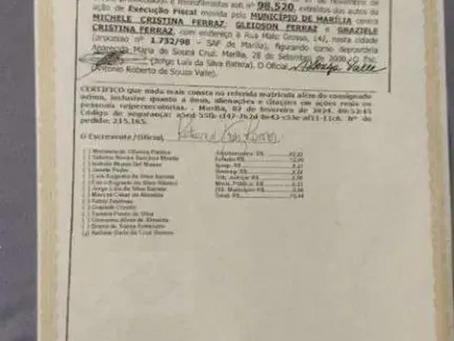 Terreno / Lote para Venda em Marília/SP Banzato
