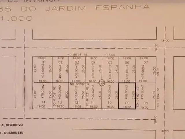 Terreno / Lote para Venda em Maringá/PR Jardim Espanha