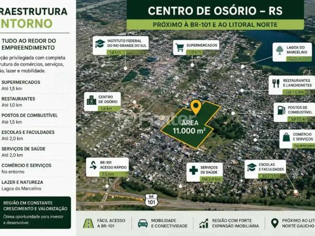 Terreno / Lote para Venda em Osório/RS Caiu Do Céu