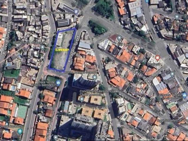 Terreno / Lote para Venda em Osasco/SP Jardim D'Abril
