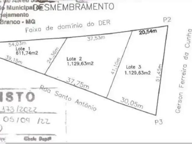 Terreno / Lote para Venda em Ouro Branco/MG Itatiaia