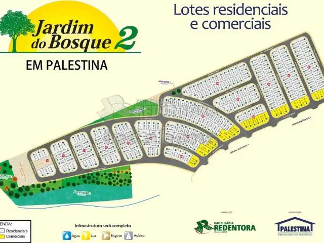 Terreno / Lote para Venda em Palestina/SP Jardim do Bosque II