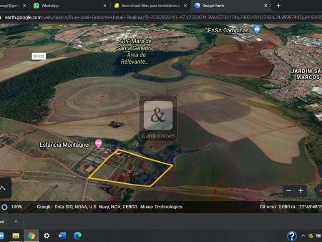 Terreno / Lote para Venda em Paulínia/SP Betel