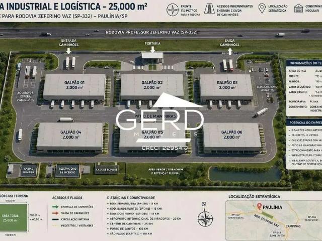 Terreno / Lote para Venda em Paulínia/SP Boa Esperança
