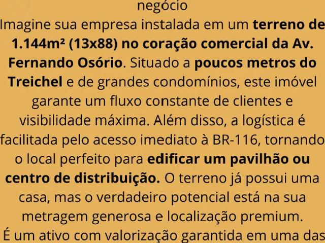 Terreno / Lote para Venda em Pelotas/RS Três Vendas