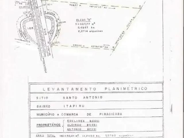 Terreno / Lote para Venda em Piracicaba/SP Vila Rezende