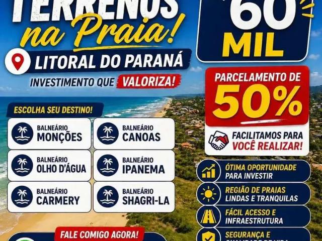 Terreno / Lote para Venda em Pontal do Paraná/PR Guarapari