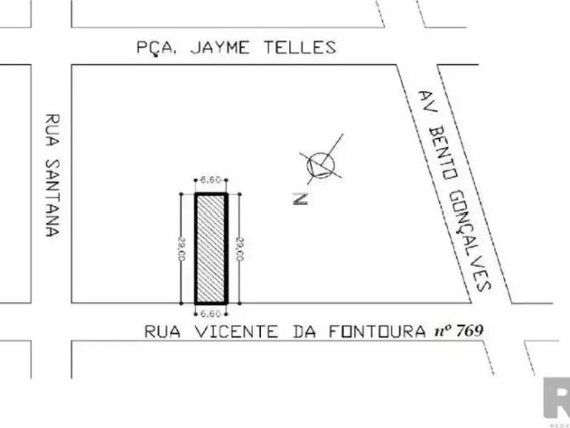 Terreno / Lote para Venda em Porto Alegre/RS Rio Branco