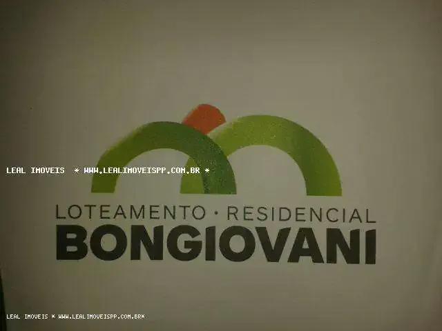 Terreno / Lote para Venda em Presidente Prudente/SP Residencial Bongiovani