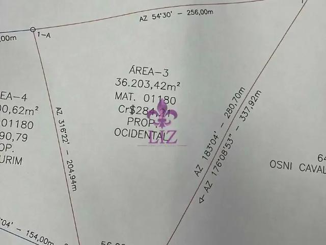 Terreno / Lote para Venda em Quatro Barras/PR Área Industrial