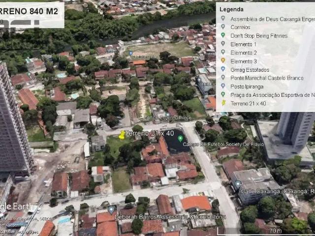 Terreno / Lote para Venda em Recife/PE Caxangá