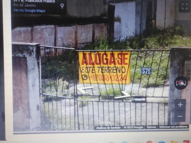 Terreno / Lote para Venda em Rio de Janeiro/RJ Bangu