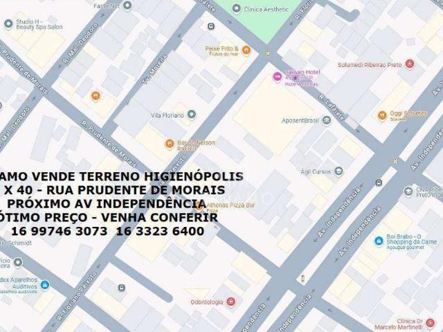 Terreno / Lote para Venda em Ribeirão Preto/SP Higienópolis
