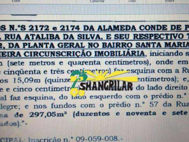 Terreno / Lote para Venda em São Caetano do Sul/SP Boa Vista