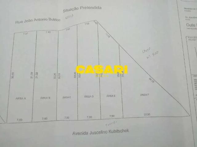Terreno / Lote para Venda em São Bernardo do Campo/SP Cooperativa