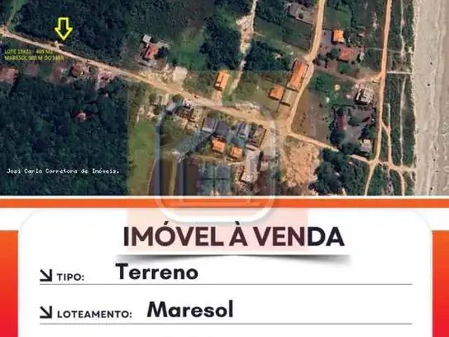 Terreno / Lote para Venda em São Francisco do Sul/SC Praia do Ervino
