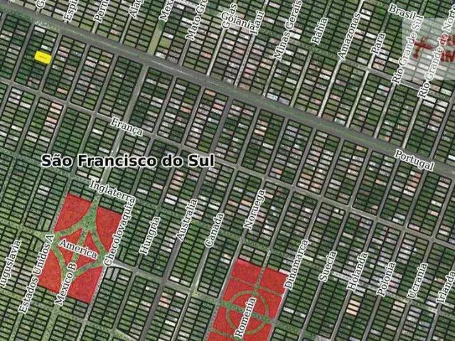 Terreno / Lote para Venda em São Francisco do Sul/SC Praia do Ervino