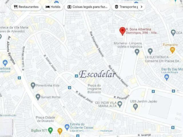 Terreno / Lote para Venda em São Paulo/SP Vila Maria Alta