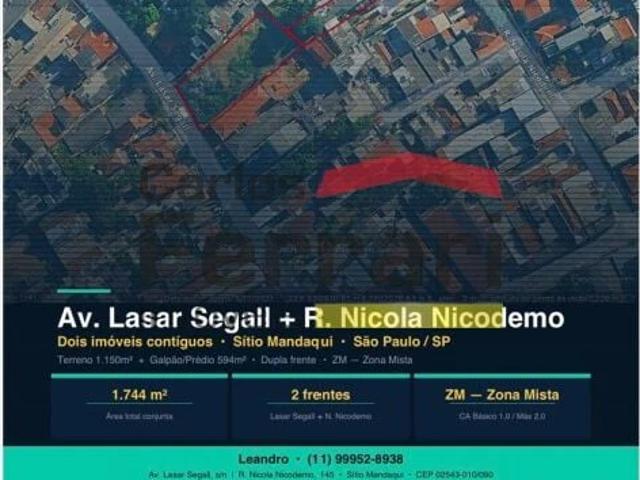 Terreno / Lote para Venda em São Paulo/SP Vila Celeste