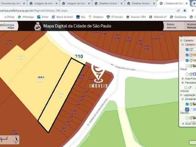 Terreno / Lote para Venda em São Paulo/SP Vila Guarani