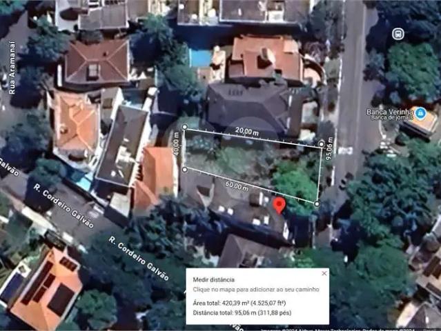 Terreno / Lote para Venda em São Paulo/SP Alto de Pinheiros
