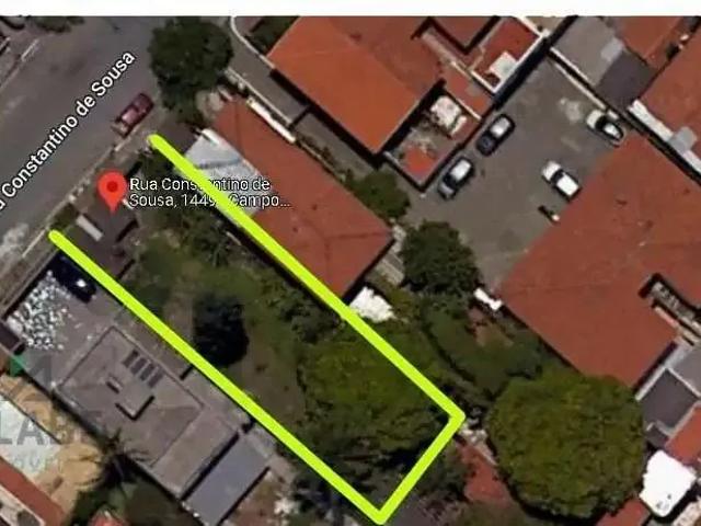 Terreno / Lote para Venda em São Paulo/SP Campo Belo