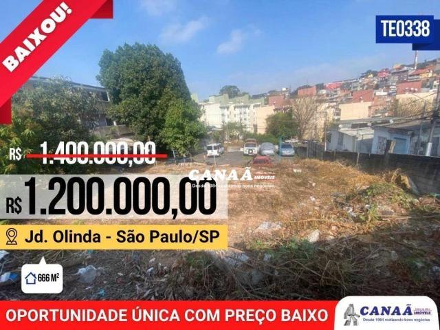 Terreno / Lote para Venda em São Paulo/SP Jardim Olinda