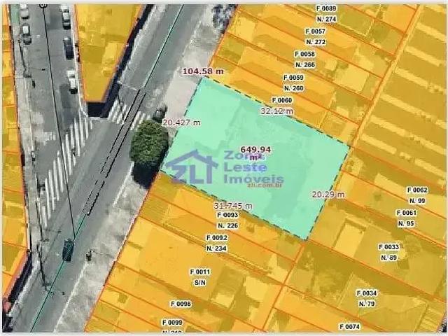 Terreno / Lote para Venda em São Paulo/SP Parque Boturussu