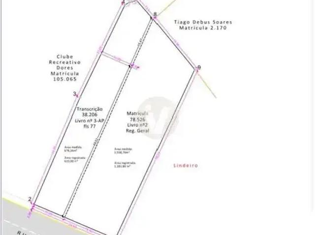 Terreno / Lote para Venda em Santa Maria/RS Nossa Senhora das Dores