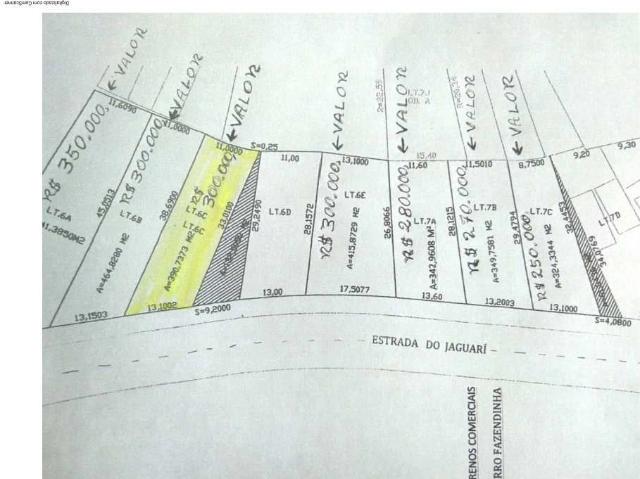 Terreno / Lote para Venda em Santana de Parnaíba/SP Chácara Jaguari Fazendinha