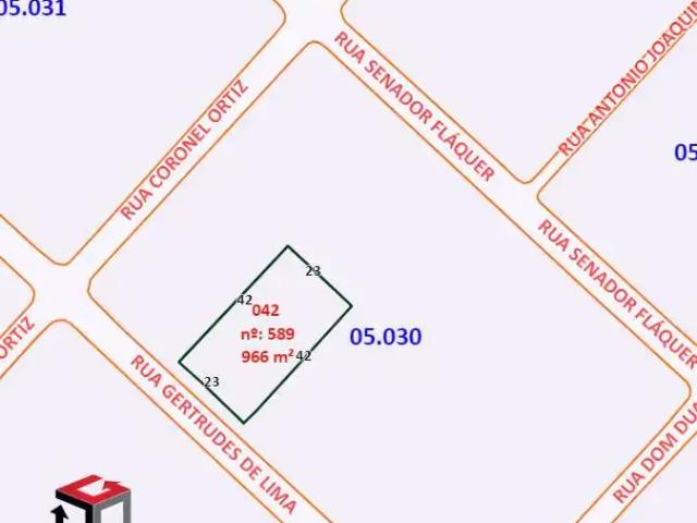Terreno / Lote para Venda em Santo André/SP Centro