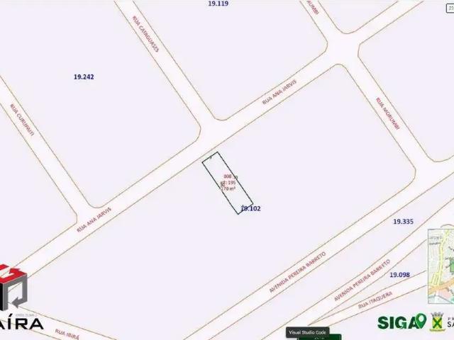 Terreno / Lote para Venda em Santo André/SP Paraíso