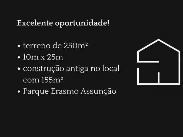 Terreno / Lote para Venda em Santo André/SP Parque Erasmo Assunção 3 Quartos