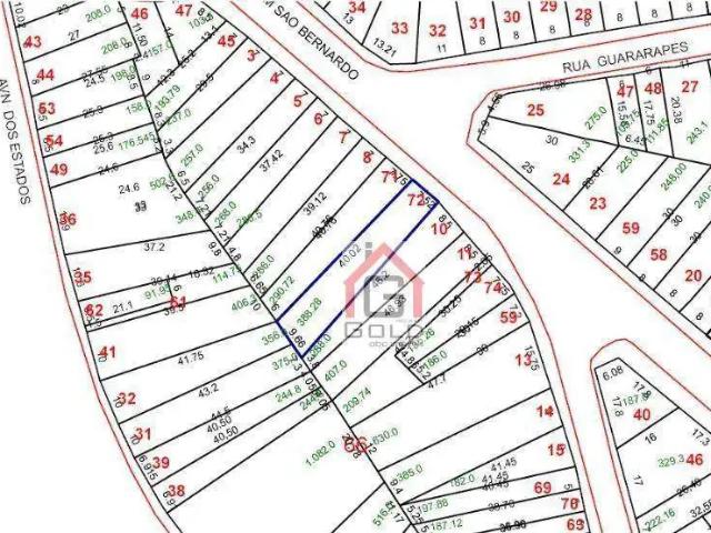 Terreno / Lote para Venda em Santo André/SP Santa Teresinha