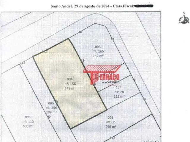 Terreno / Lote para Venda em Santo André/SP Vila Alzira