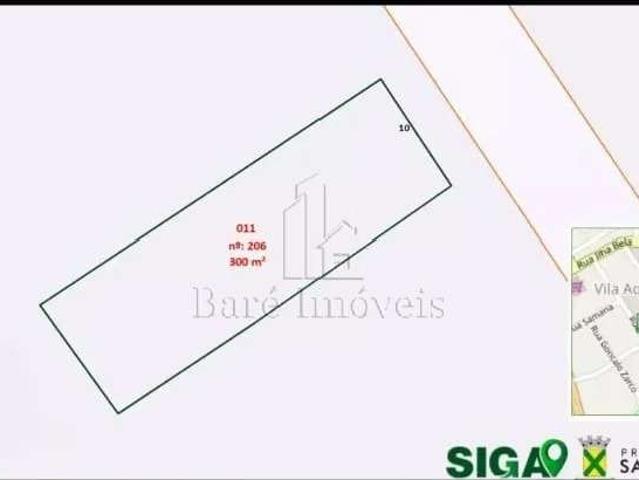 Terreno / Lote para Venda em Santo André/SP Vila Aquilino