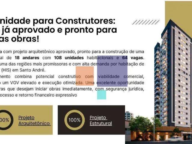 Terreno / Lote para Venda em Santo André/SP Vila Pires