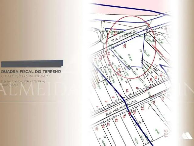 Terreno / Lote para Venda em Santo André/SP Vila Pires