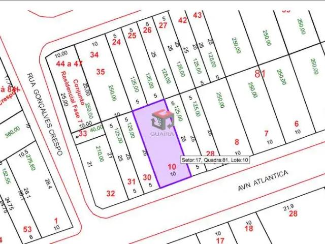 Terreno / Lote para Venda em Santo André/SP Vila Valparaíso