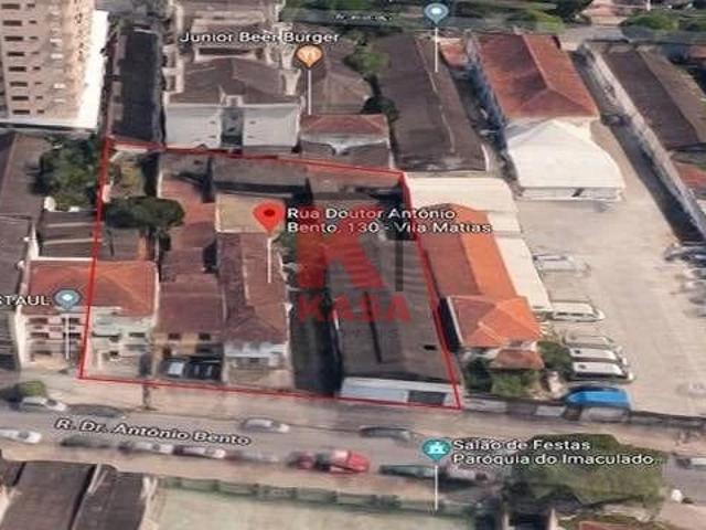 Terreno / Lote para Venda em Santos/SP Vila Mathias