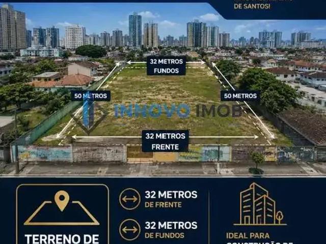 Terreno / Lote para Venda em Santos/SP Vila Mathias