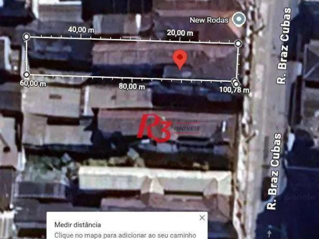 Terreno / Lote para Venda em Santos/SP Vila Nova