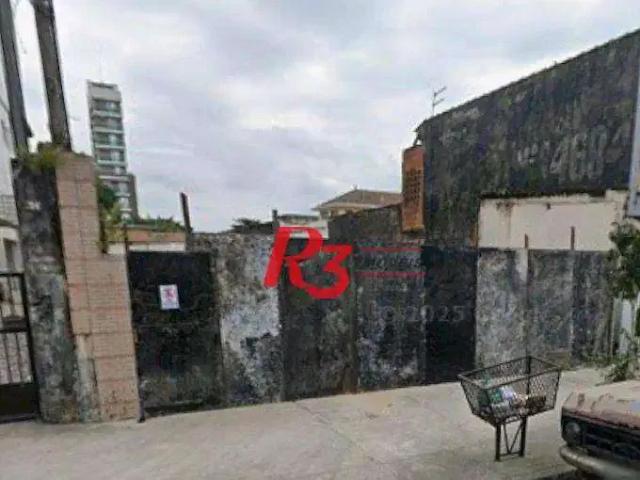 Terreno / Lote para Venda em Santos/SP Aparecida